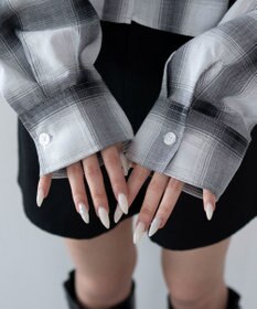 WEGO ショートチェックシャツ