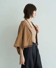 YECCA VECCA 【接触冷感】クロップドデザインジャケット②