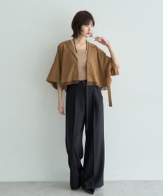 YECCA VECCA 【接触冷感】クロップドデザインジャケット②