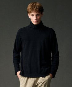 JOSEPH ABBOUD MOUNTAIN 【日本製/ソフト】ソフトウォームワッフル タートルネック Tシャツ