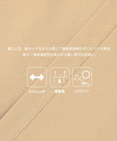 PW CIRCULUS 【WOMEN】メッシュコンビ モックネックT ゴルフウェア レディース