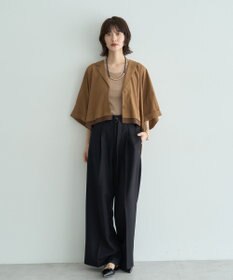 YECCA VECCA 【接触冷感】クロップドデザインジャケット②