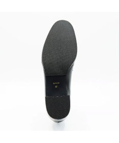 APOM イタリアンレザー ブロックヒールビットローファー45