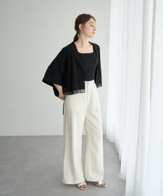 YECCA VECCA 【接触冷感】クロップドデザインジャケット②