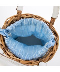 UNBILLION ペルケ perche / 透かし網姫路レザー2WAYかごバッグ