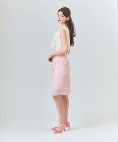 GRACE CONTINENTAL リネンライクシアーパンツ