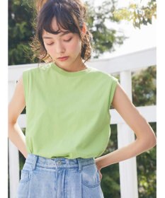 earth music&ecology ノースリーブカットソー（汗じみ防止）