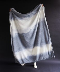 LOOM&SPOOL FOL綿毛布シングル／グレー