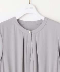 ANY SIS 【AIコラボ】スタンドカラープリーツ ワンピース