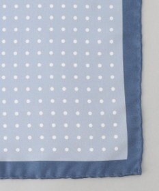 GOTAIRIKU 日本製【シルク100％】オリジナル柄チーフ_ドット柄