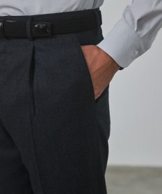 GOTAIRIKU 【保温性/ストレッチ/シワになりにくい】サキソニーストレッチパンツ_1タック(25年モデル）