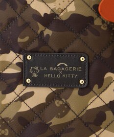 LA BAGAGERIE 【LA BAGAGERIE×HELLO KITTY】リボンチャーム付き　キルティングトート