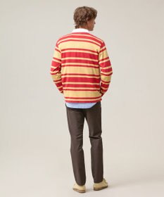 J.PRESS MEN ソフトタッチコットンマルチボーダー ラガーポロシャツ