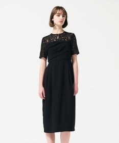 GRACE CONTINENTAL タックドレープコクンドレス