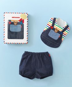 MIKI HOUSE HOT BISCUITS スタイ＆ブルマ ギフトセット【BOX付き】