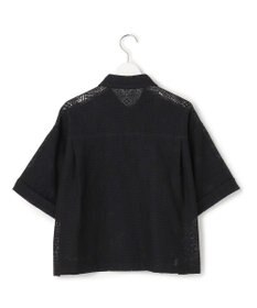 23区 【SLOW/一部店舗限定】モチーフレース 半袖 シャツ