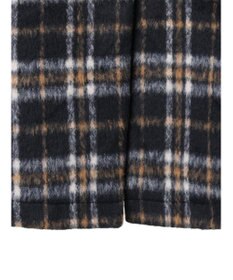 AMERICAN HOLIC チェックコクーンミディコート