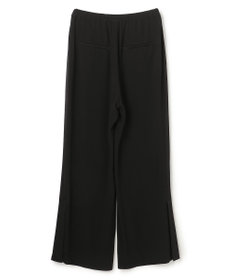 uncrave バックサテンジョーゼット フレアパンツ