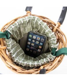 UNBILLION ペルケ perche / 透かし網姫路レザー2WAYかごバッグ