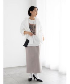 Te chichi フォトプリントロングスリーブTシャツ