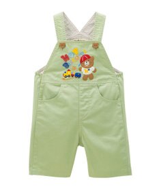 MIKI HOUSE HOT BISCUITS オーバーオール＆ボーダー長袖Tシャツギフトセット【BOX付き】