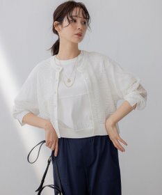 組曲 メッシュニット カーディガン