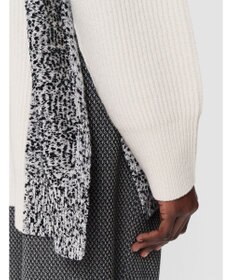 JOSEPH 【洗える】ボールド ジョゼフストライプ　ハイネックニット