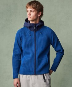 JOSEPH ABBOUD MOUNTAIN 【軽さ/ストレッチ】 CORDURA COTTON アウトドアニットパーカー