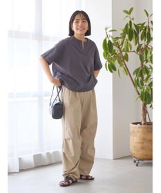 AMERICAN HOLIC カフタン５分袖カットプルオーバー