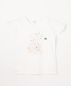 組曲 KIDS 【150-160㎝】 シーグロウフリルTシャツ