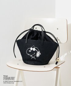 russet 【2025SS】《PEANUTS×russetコラボ第二弾》カゴトートバッグ小(CE-1515)