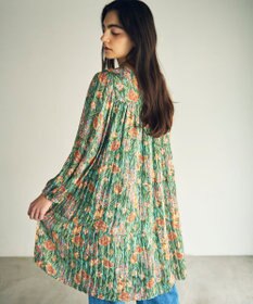 GRACE CONTINENTAL フラワープリントティアードミニワンピース