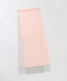 AURORA 【 LANVIN COLLECTION（ランバン コレクション） 】カシミヤ100%無地シングルリバーシブルマフラー(WASH)