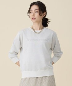 自由区 L グラフィックジャカード ニット