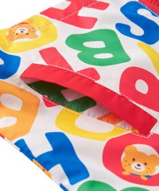 MIKI HOUSE HOT BISCUITS 【80-120cm】 ロゴ総柄 ウインドブレーカー