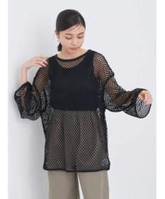 earth music&ecology メッシュチュニック