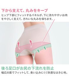 BRADELIS New York 【BRADELIS NewYork peace】シルク混素肌しっとりDailyショーツ26 ブラデリス 補正下着 深め