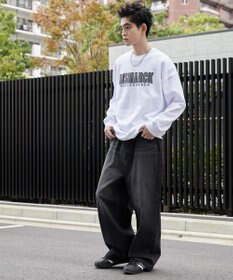 WEGO 【２点SET】アクセ付きグラフィックプルオーバー