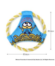 PET PARADISE ミニオン ロープフリスビー トイ