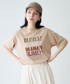 ANY ピグメントアソートロゴＴシャツ ベージュ