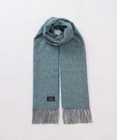 AURORA 【 LANVIN COLLECTION（ランバン コレクション） 】カシミヤ100%無地シングルリバーシブルマフラー(WASH)