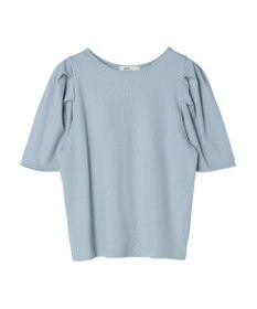 earth music&ecology パワーショルダーリブプルオーバー