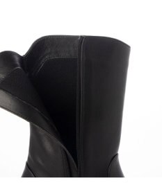 ing <ing>チャンキーヒールショートブーツ