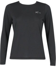 CW-X 【WOMEN】 CW-X トップス 【薄軽ランニングシャツ】 長袖 Ｕネック 吸汗速乾性(本体) レディース DLY159 /ワコール