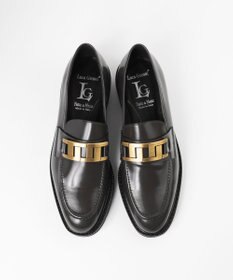 BONTRE 【LucaGrossi/ルカグロッシ】厚底幾何学ビットローファー/K072M TAL-UA