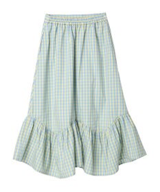 earth music&ecology イレヘムチェックスカート