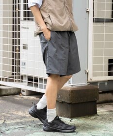 WEGO 【速乾/ウエストゴム/SMLサイズ】ナイロンイージーショーツ