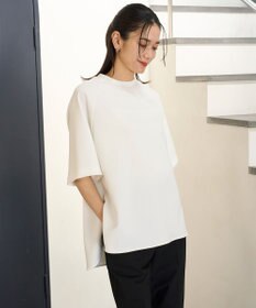 UNFILO BEAUTY FORM JERSEY Light バックZIPトップス