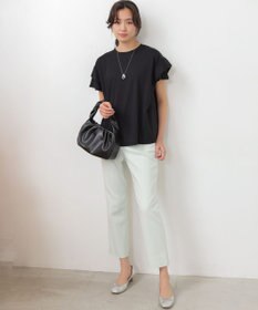 組曲 L GIZAコットンドルマンスリーブ Tシャツ