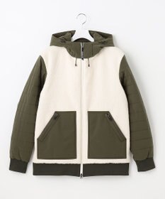 23区GOLF 今季の一押しブルゾン【洗える】【23Fondation/MEN】コンビ フーディブルゾン